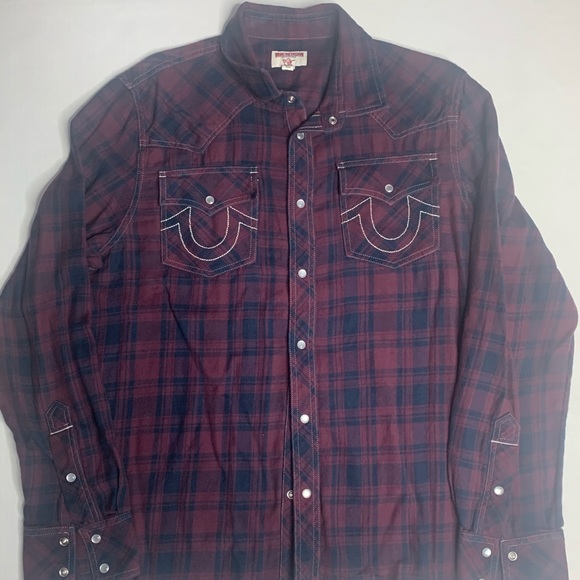 true religion button up